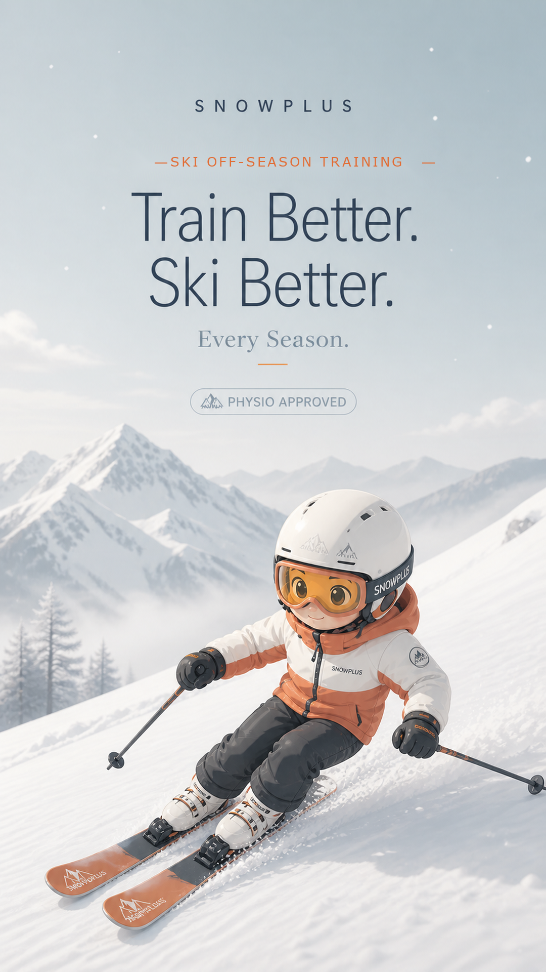 SnowPlus 雙板雪季前準備手冊可愛版封面
